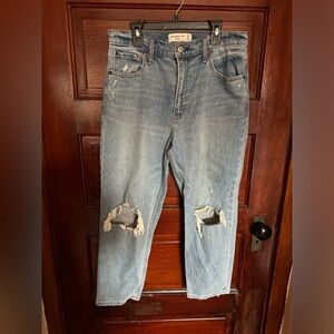 The Mom High Rise Jean Distressed - Never Worn